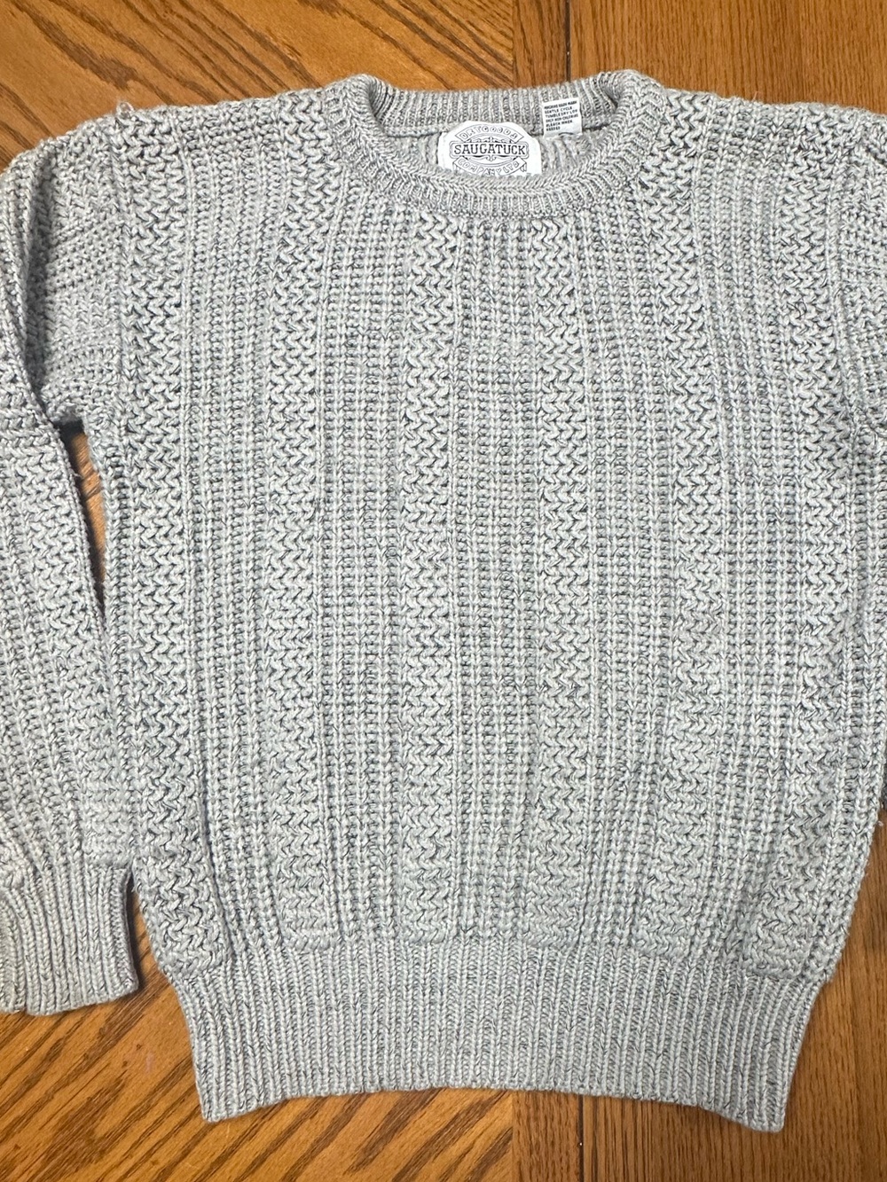 Saugatuck Drygoods Company Grey Knit Sweater Women Size M
